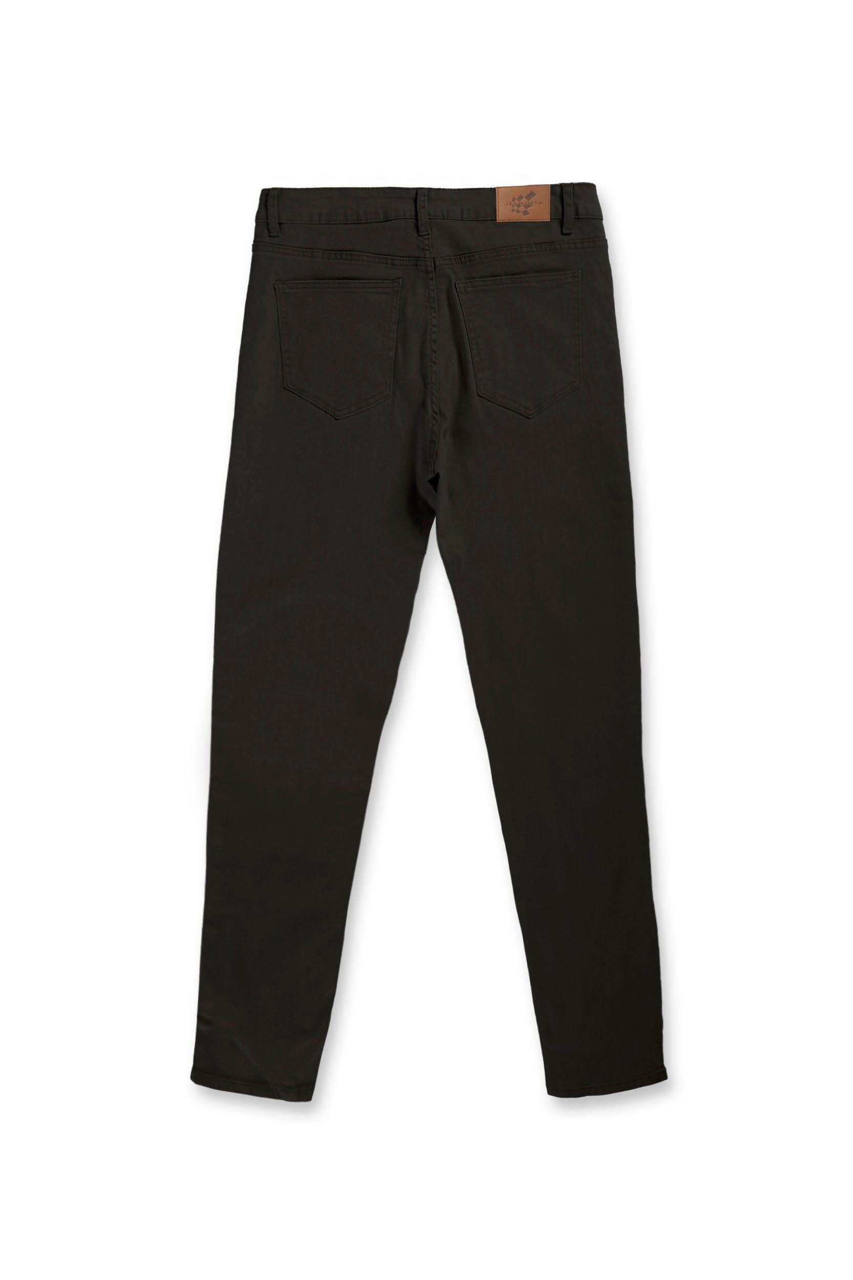 Men's Fitted Stretchy Pants - Black - DealByEthan.gay loves Jed North