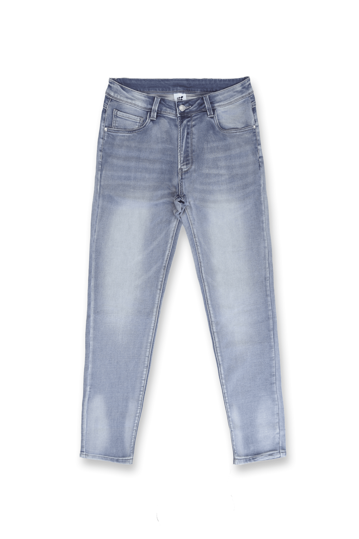 Men's Premium Fitted Stretchy Jeans - Faded Blue - DealByEthan.gay loves Jed North