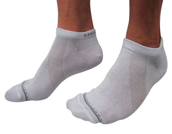 Mensuas Invisible Basic Socks White 090002 Size 10-12 - DealByEthan.gay loves Mensuas