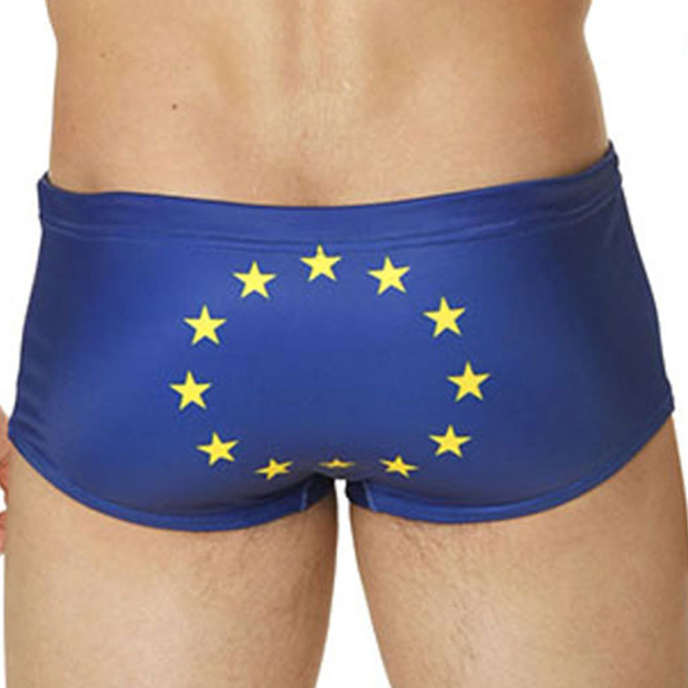 Mensuas MN8016 Schwimmboxer mit Europa-Flagge