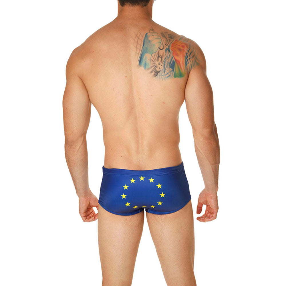 Mensuas MN8016 Schwimmboxer mit Europa-Flagge