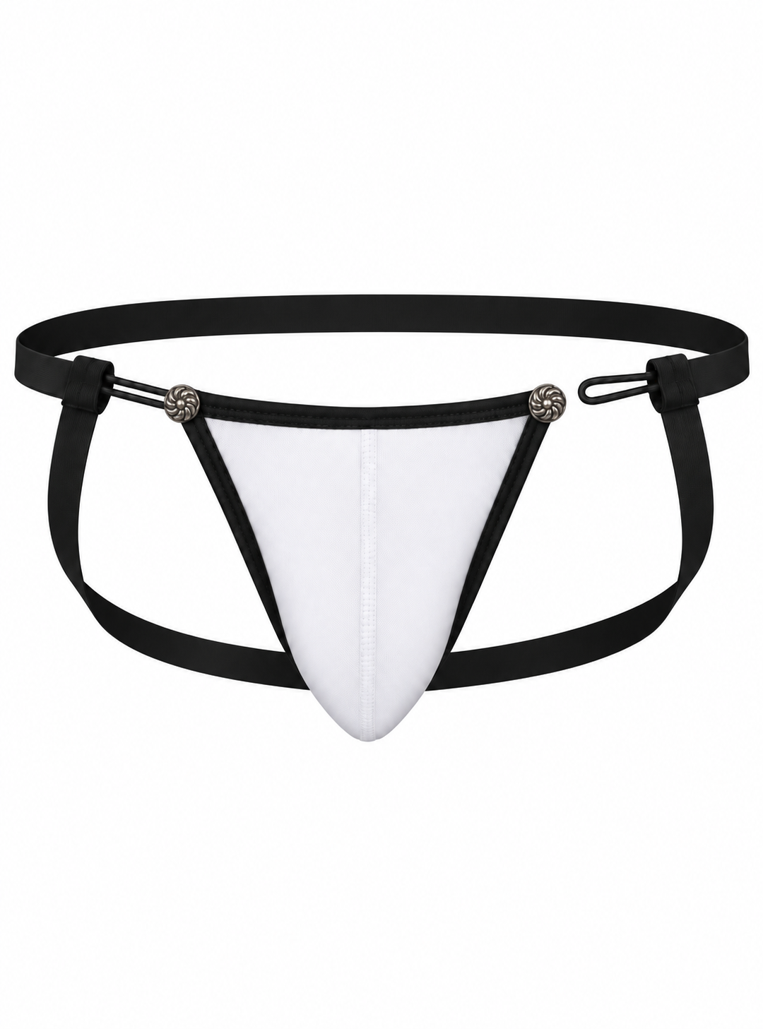 Undergear Men's Mesh Strap Jock BK- 790