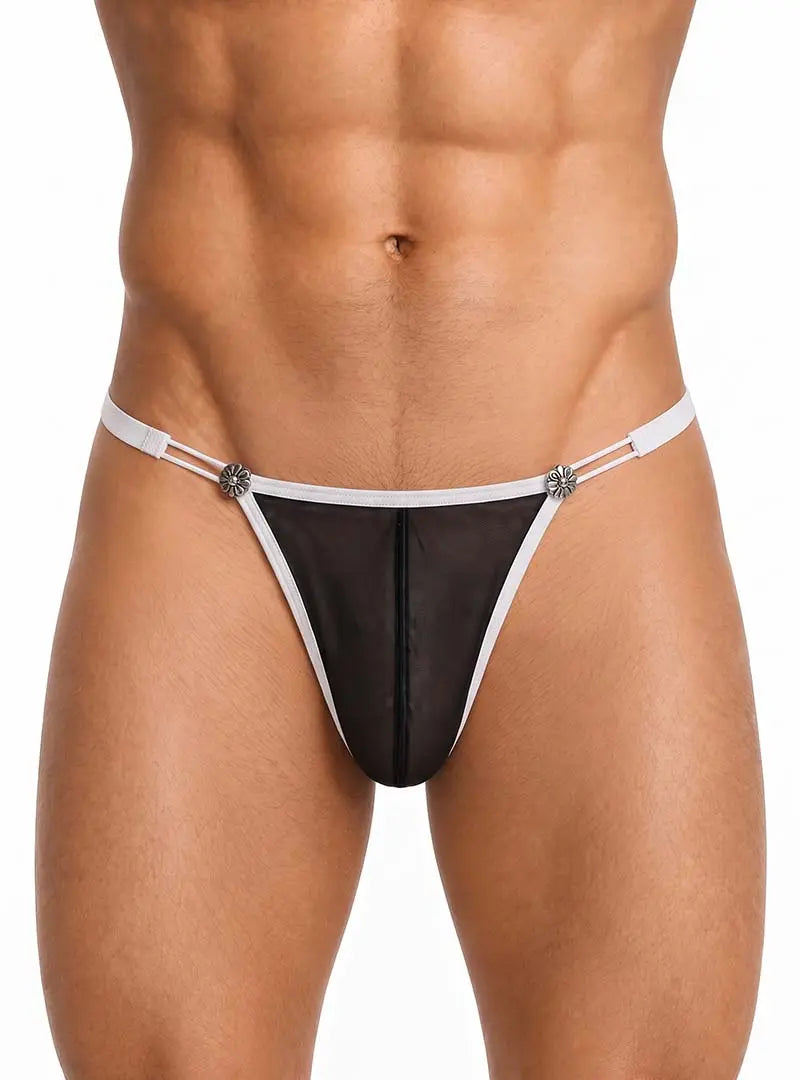 Undergear Men's Mesh Strap Jock BK- 790