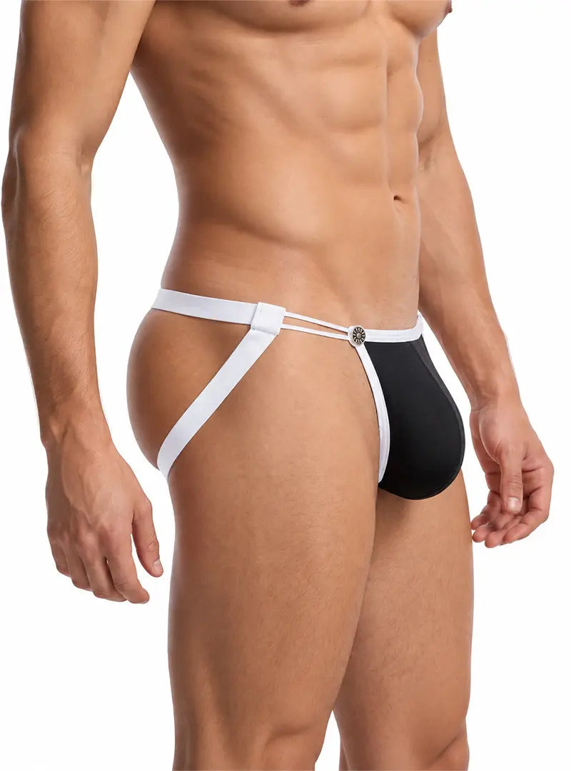Undergear Herren-Mesh-Träger-Jock BK- 790
