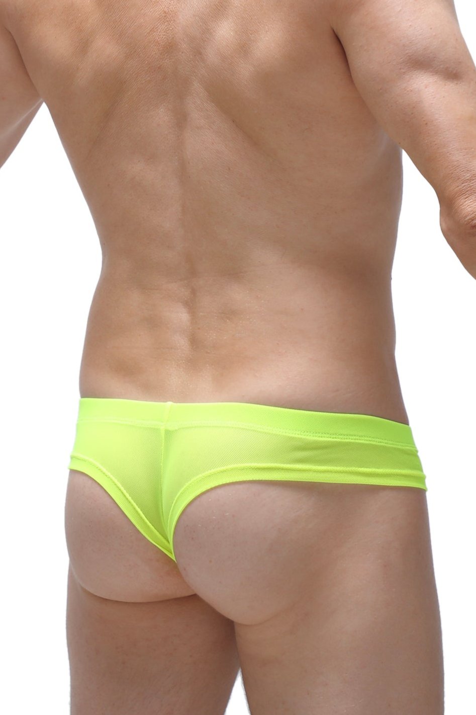 Mini Boxer Cheeky Net Neon Yellow - DealByEthan.gay loves PetitQ