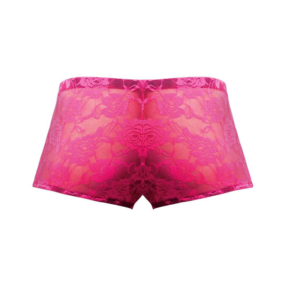 Mini Short Neon Lace Hot Pink Large - DealByEthan.gay loves Male Power