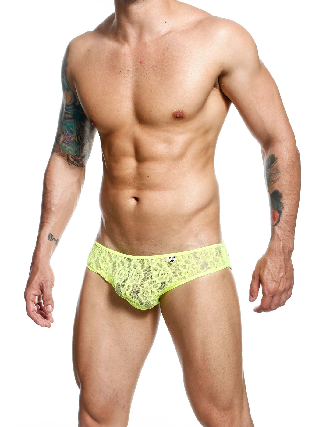Bikini con espalda cruzada de encaje para hombre de Mob