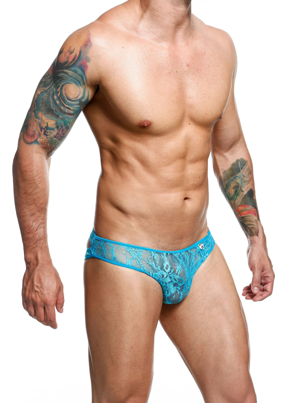 Bikini con espalda cruzada de encaje para hombre de Mob