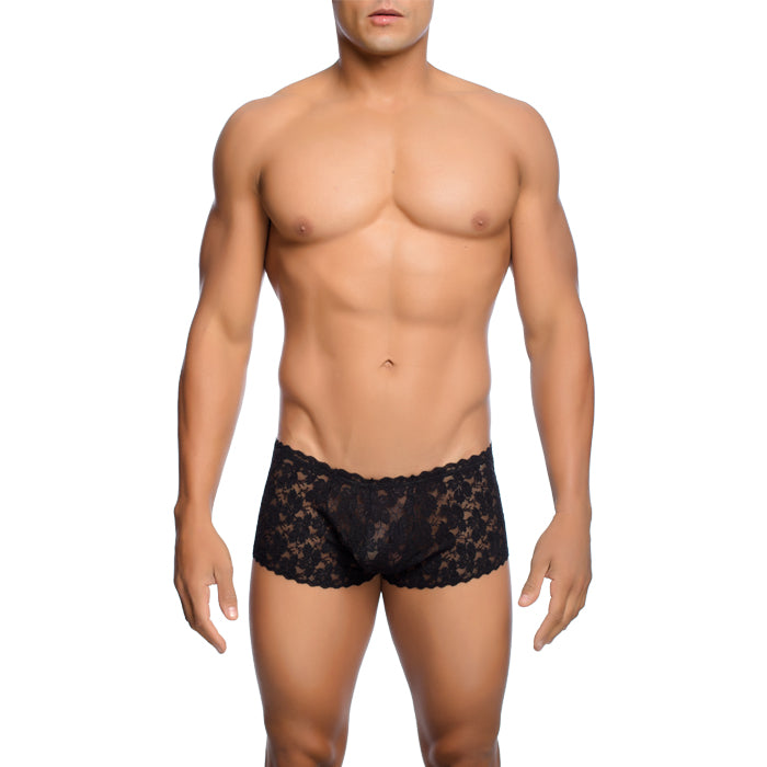 Calzoncillos tipo bóxer con encaje para hombre de Mob