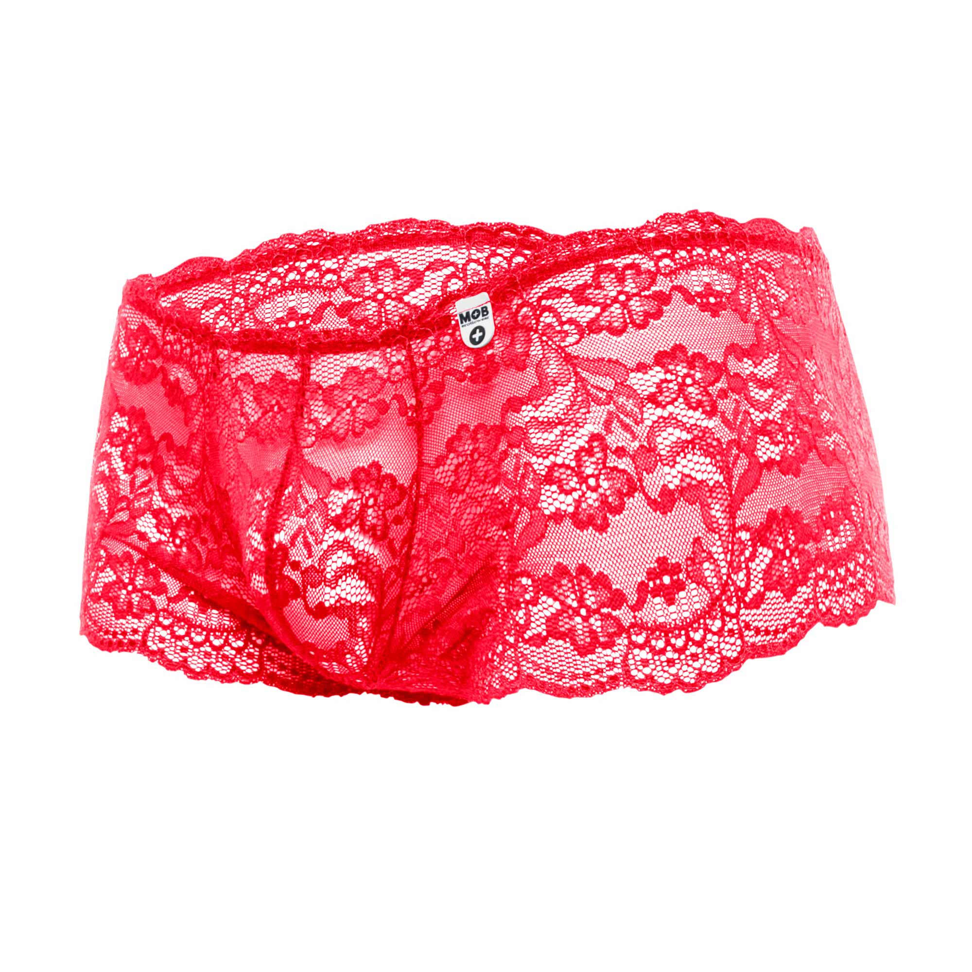 Calzoncillos tipo bóxer con encaje para hombre de Mob