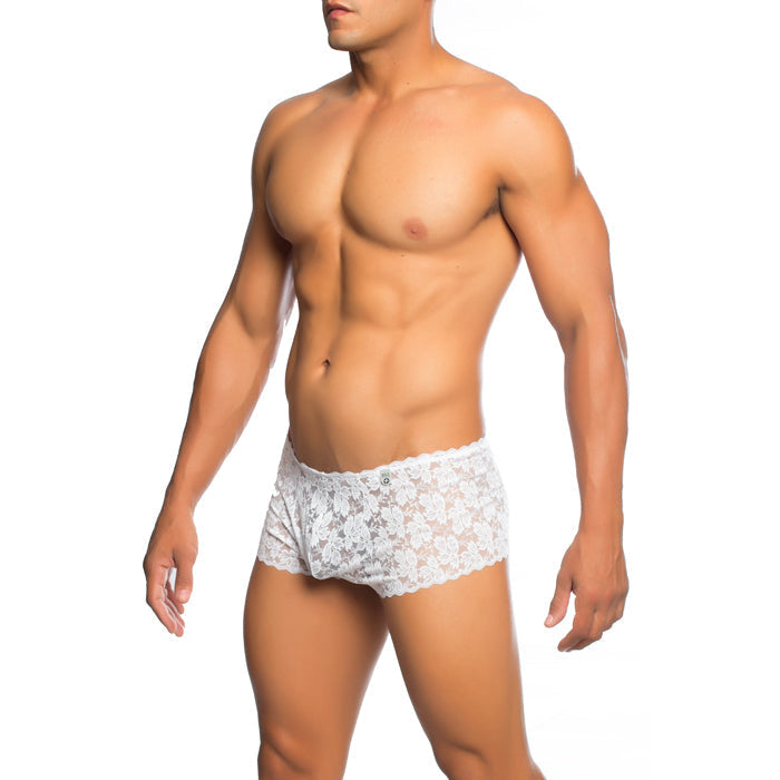 Calzoncillos tipo bóxer con encaje para hombre de Mob
