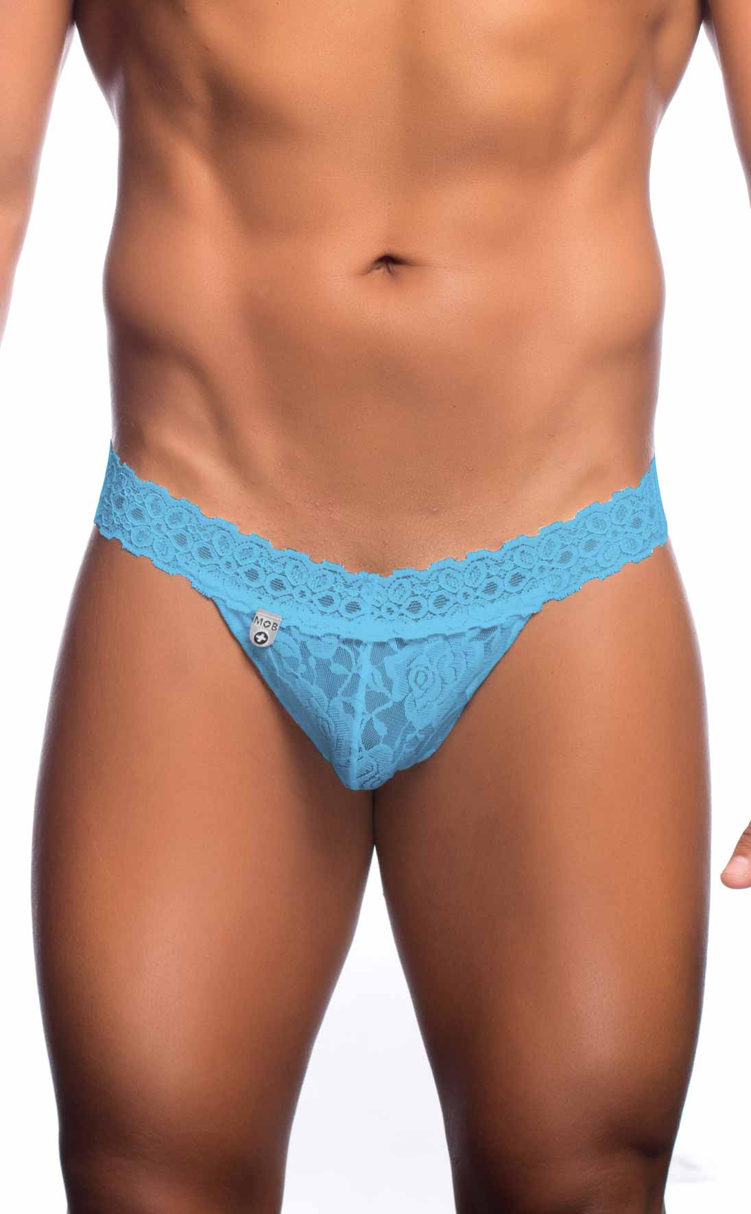 Tanga de encaje con cintura para hombre de Mob