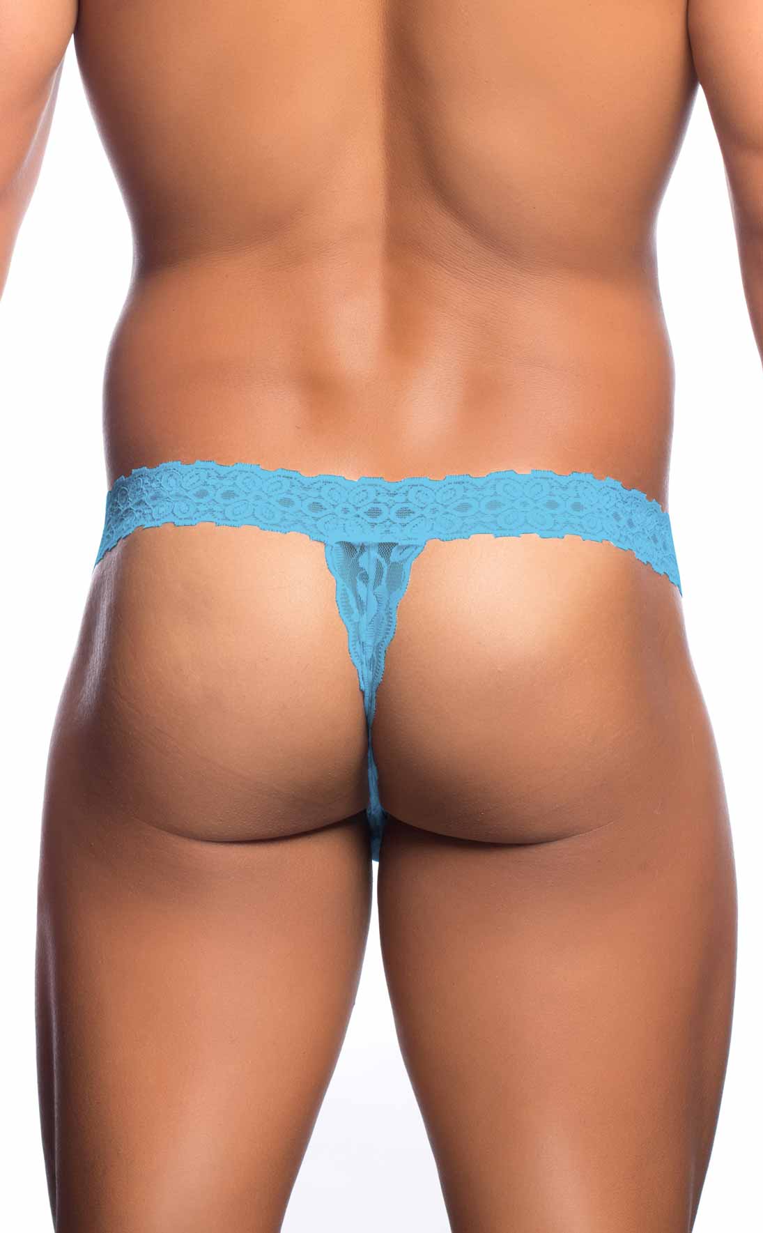Tanga de encaje con cintura para hombre de Mob