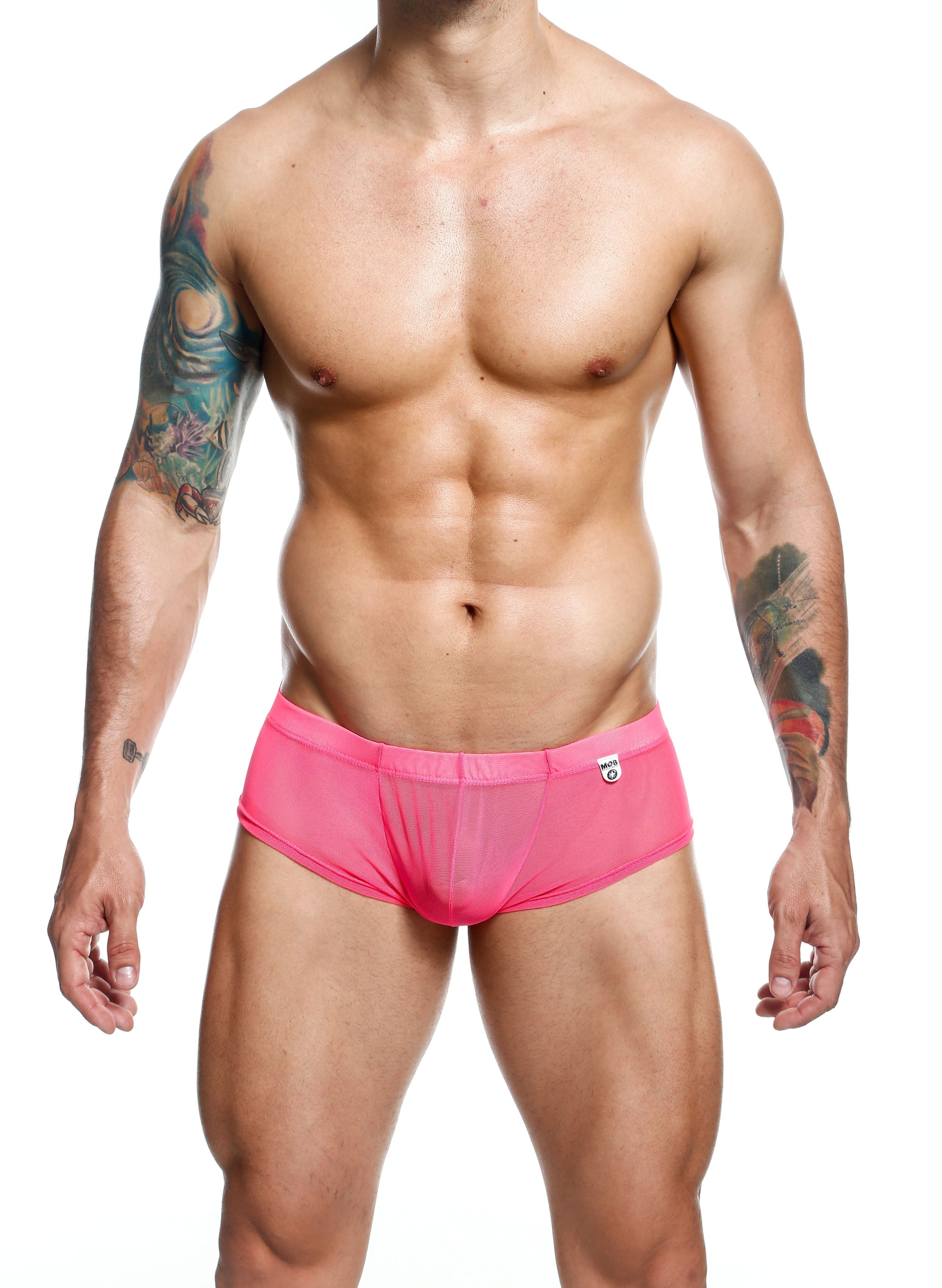 Braguita sexy transparente para hombre de Mob