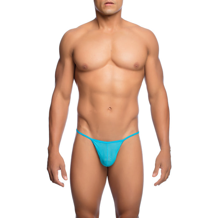 Tanga transparente con espalda en T para hombre de Mob