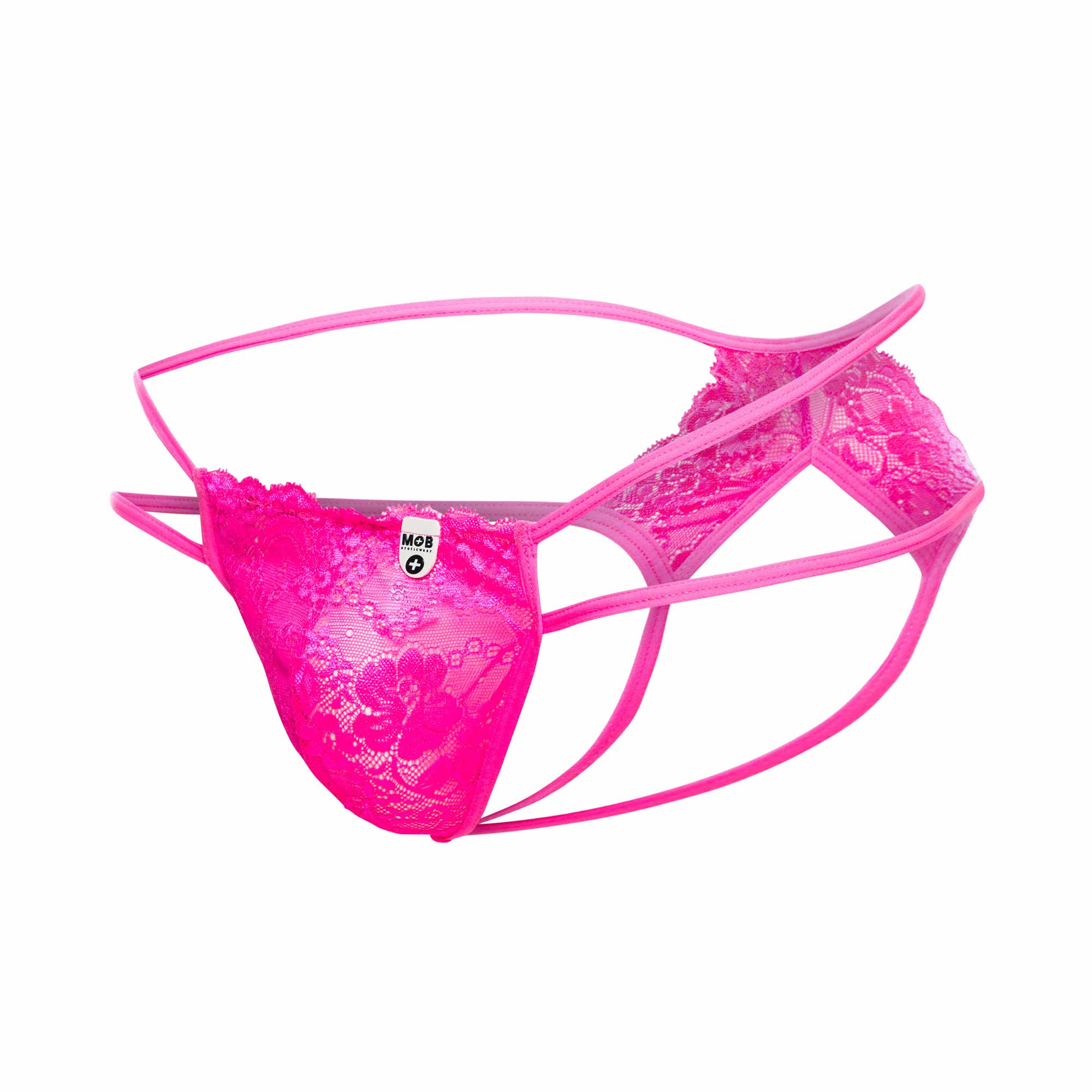 Tanga de encaje abierto Mob