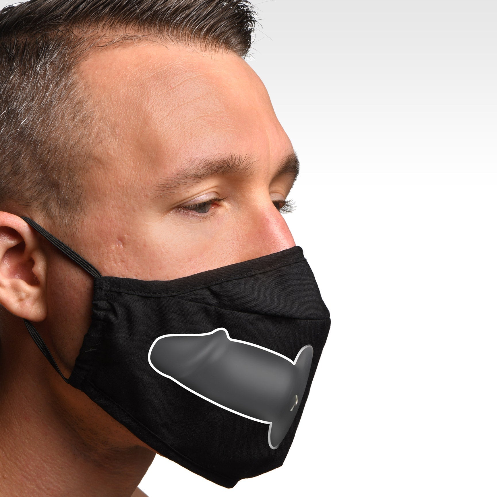Mouth-Full Dildo Face Mask - DealByEthan.gay loves Master Series
