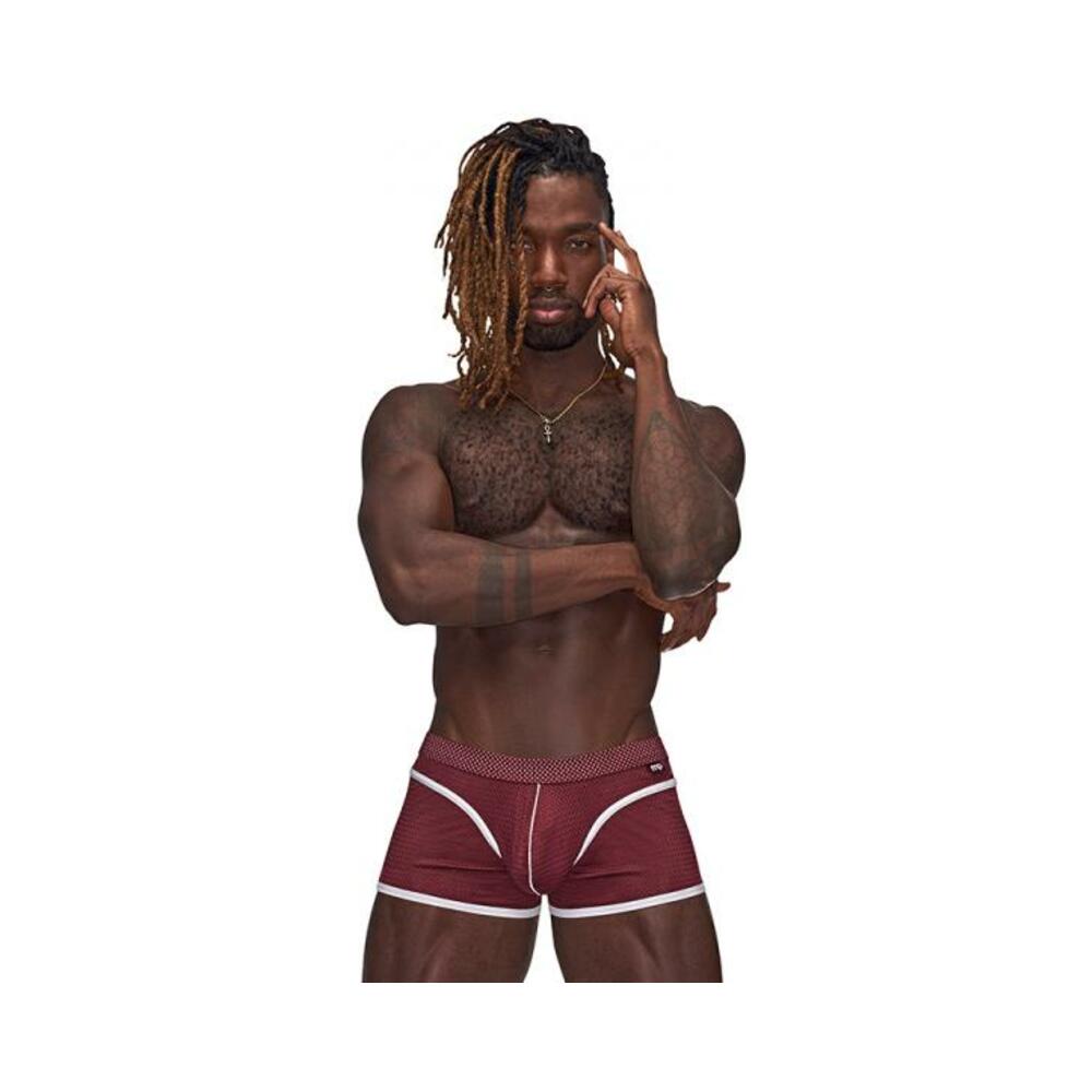 Mp Sport Mesh Sport Mini Short Burgundy S - DealByEthan.gay loves Male Power