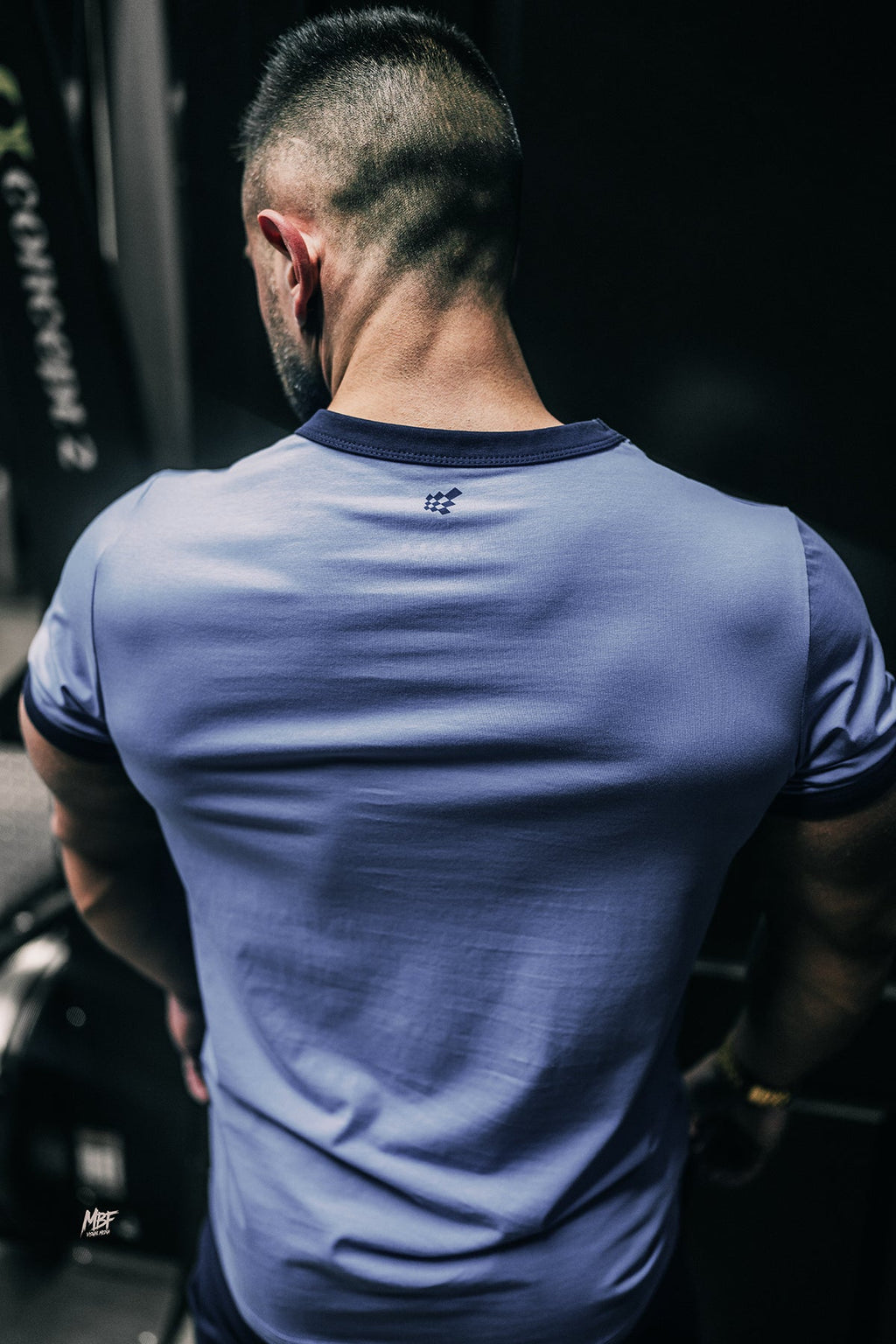 Muscle-Fit Ringer T-Shirt - Electric Blue - DealByEthan.gay loves Jed North