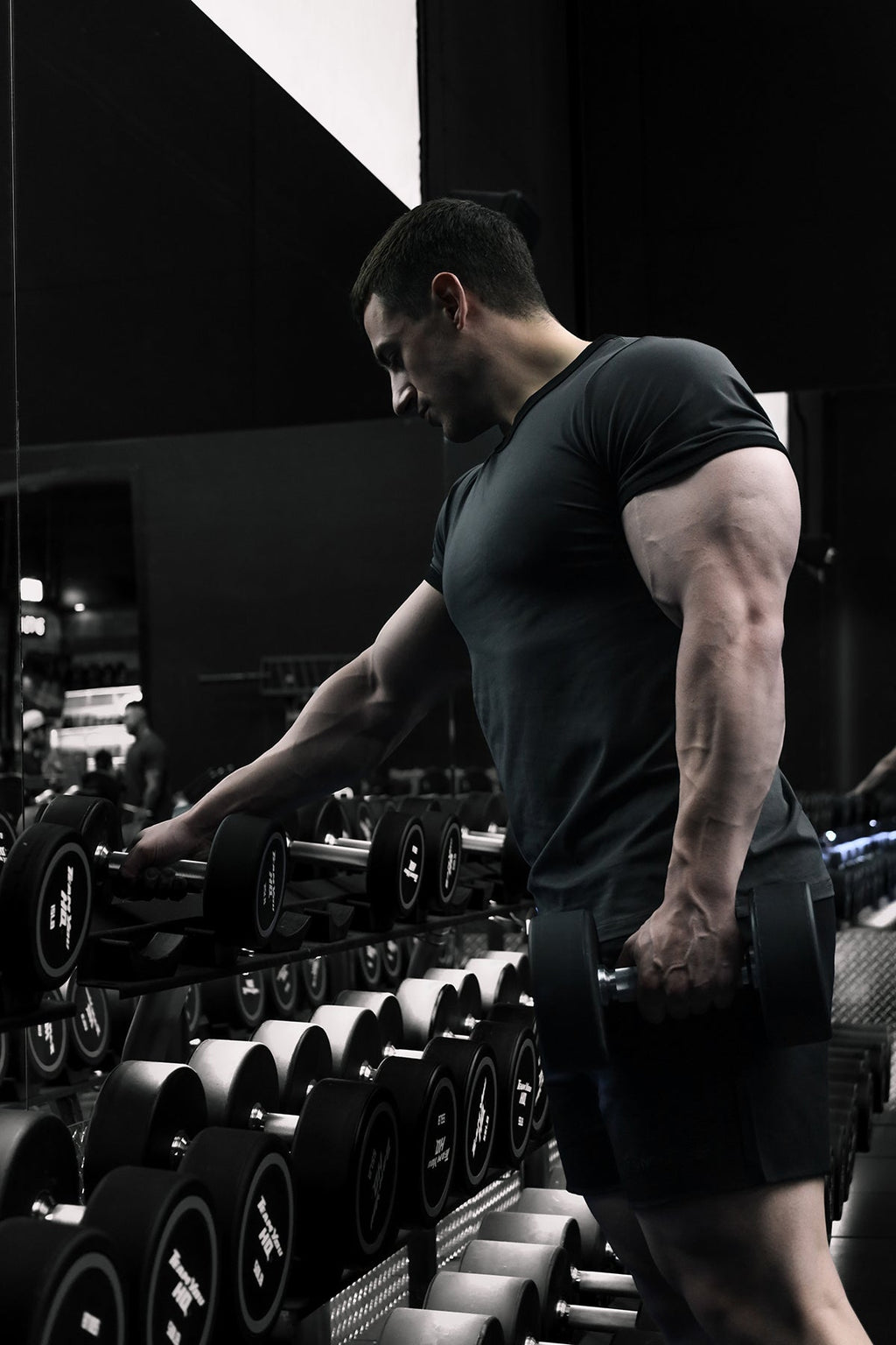 Muscle-Fit Ringer T-Shirt - Stone Gray - DealByEthan.gay loves Jed North