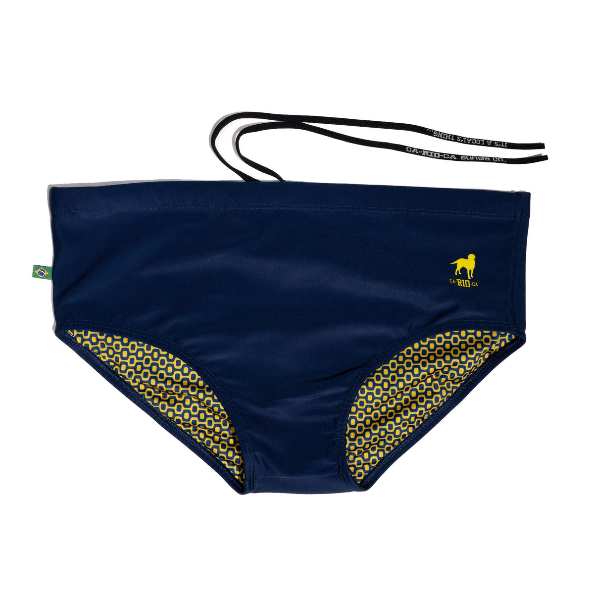 CA-RIO-CA Classic Cut Solids Sunga - Male Bathing Suit