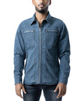 Nasty Pig Men's Body Shop L/S Shirt - Blue