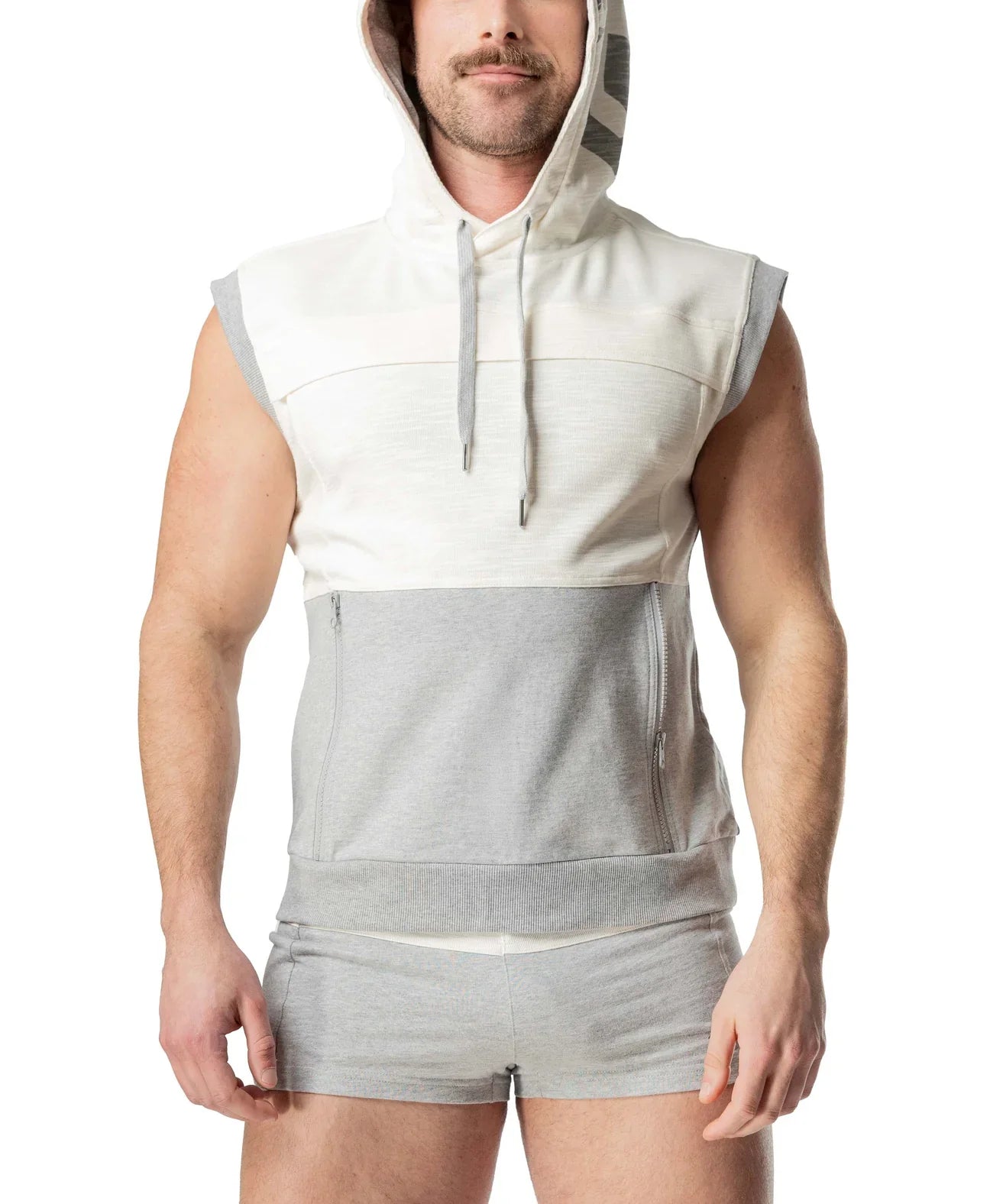 DOPPELÄRMELLOSER HOODIE