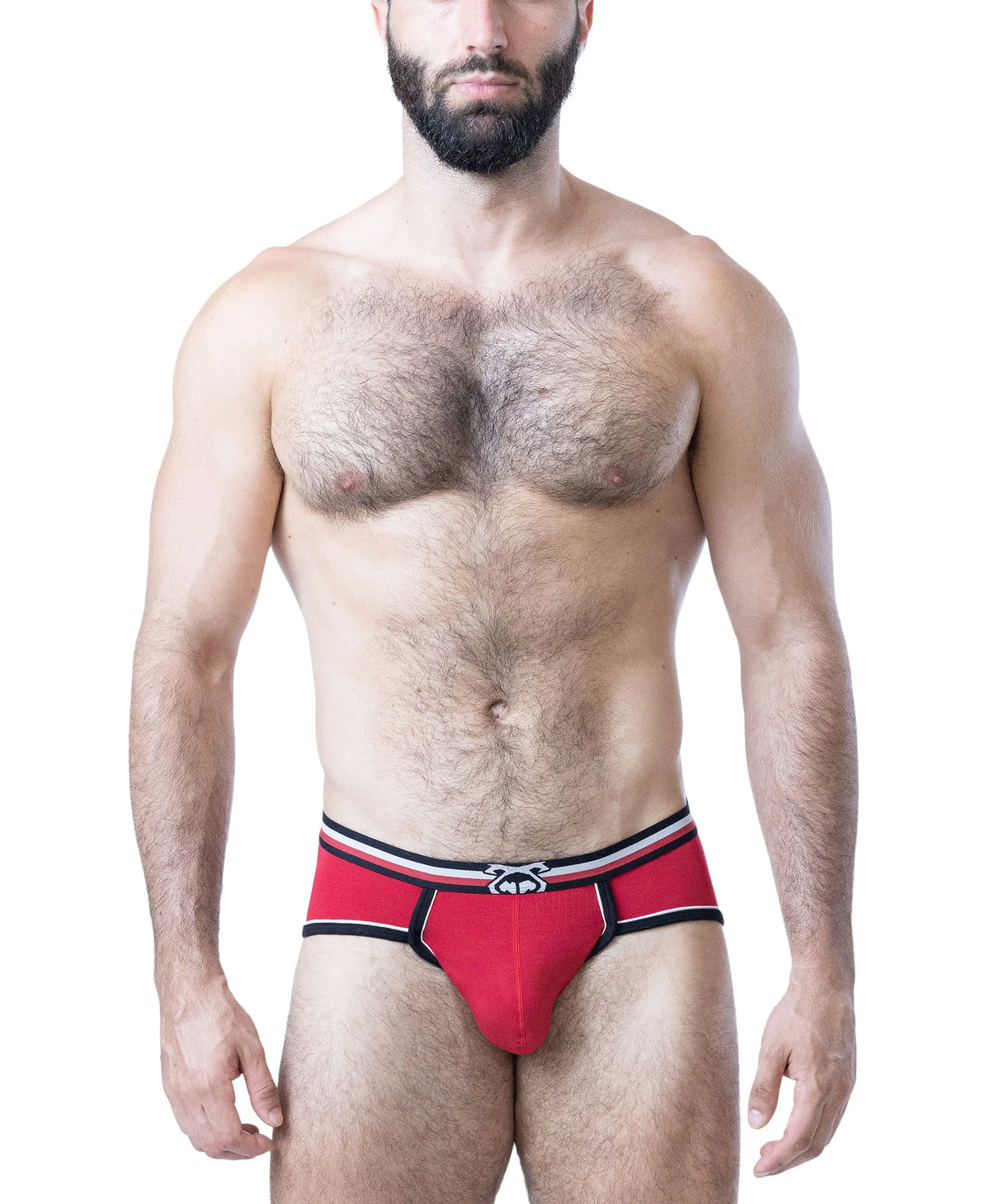 Nasty Pig Face Off U-Front Brief System Red/Black/White