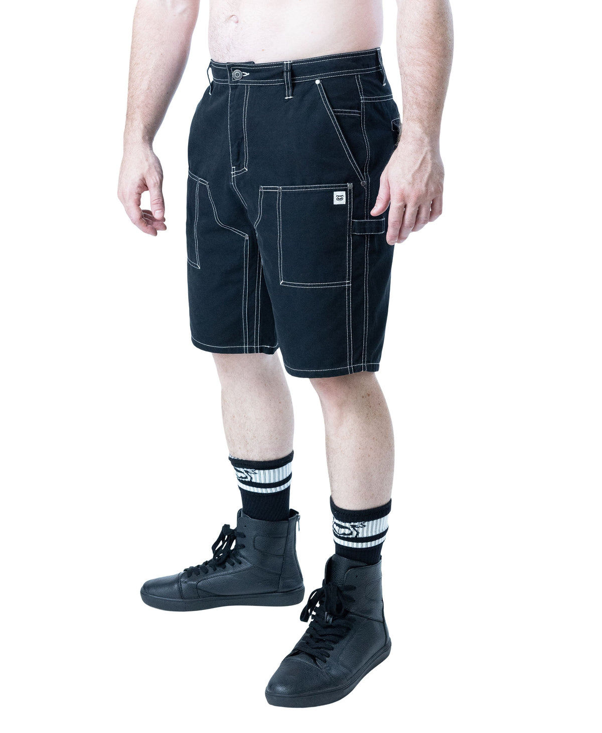 Nasty Pig Men's Forge Short - Distressed Black