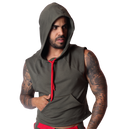 Nafts Green Hoody T Shirt by Gigo Underwear