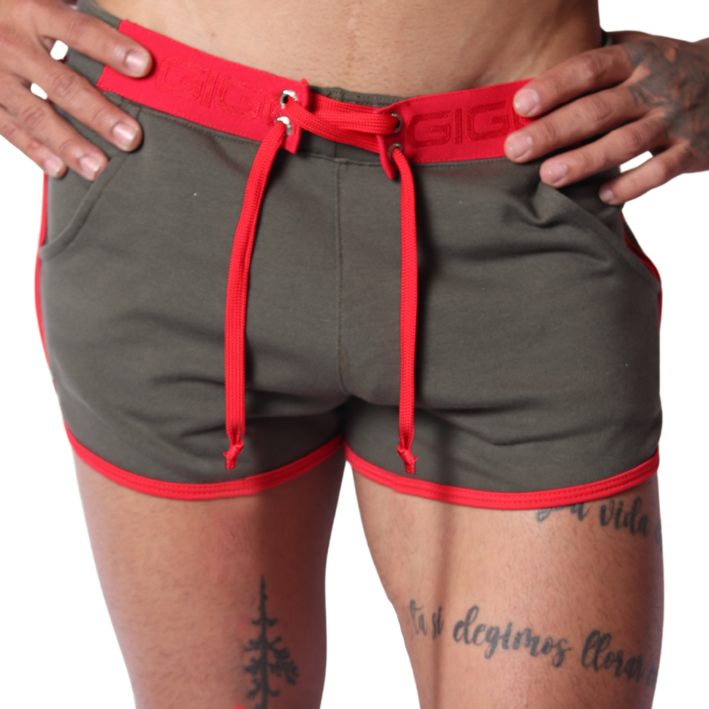 Nafts Green Shorts by Gigo Underwear