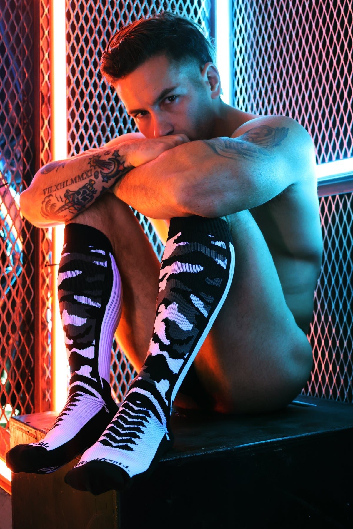 Neo Camo Socks - DealByEthan.gay loves Breedwell