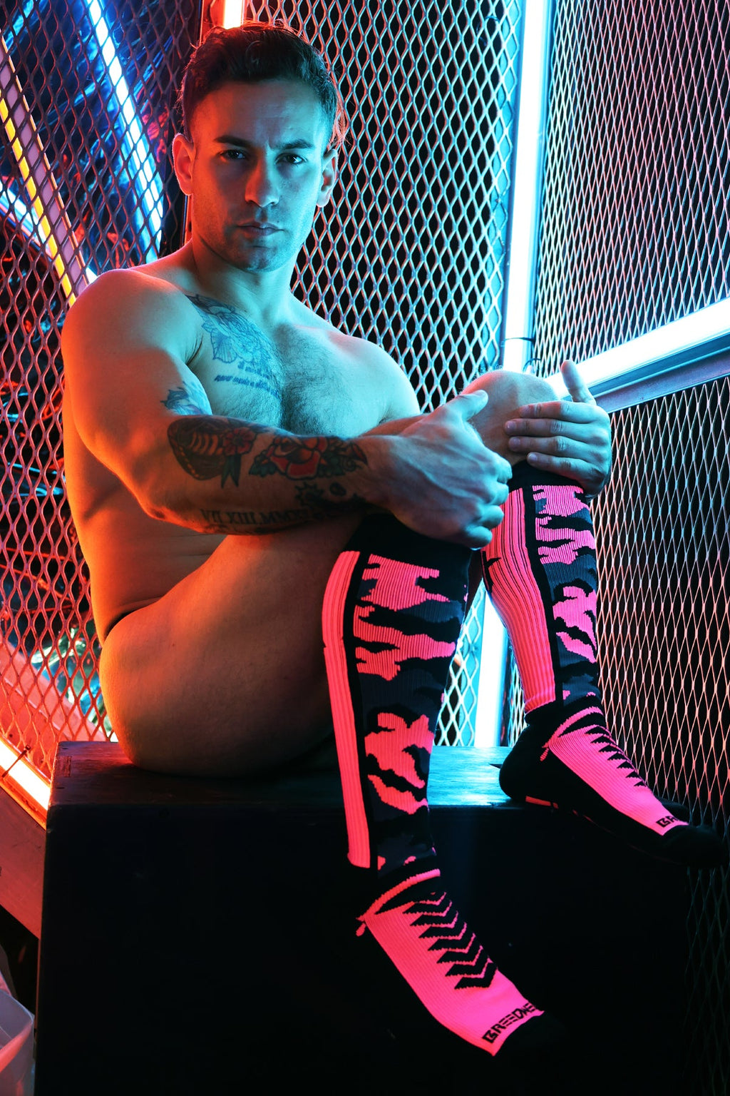 Neo Camo Socks - DealByEthan.gay loves Breedwell
