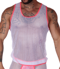 Net Fuchsia Tank by Gigo Underwear