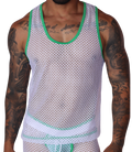 Net Green Tank by Gigo Underwear