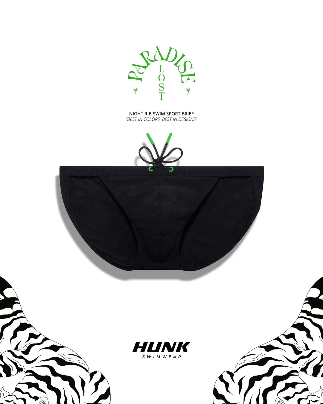 Night Rib Swim Sport Brief - DealByEthan.gay loves HUNK Menswear