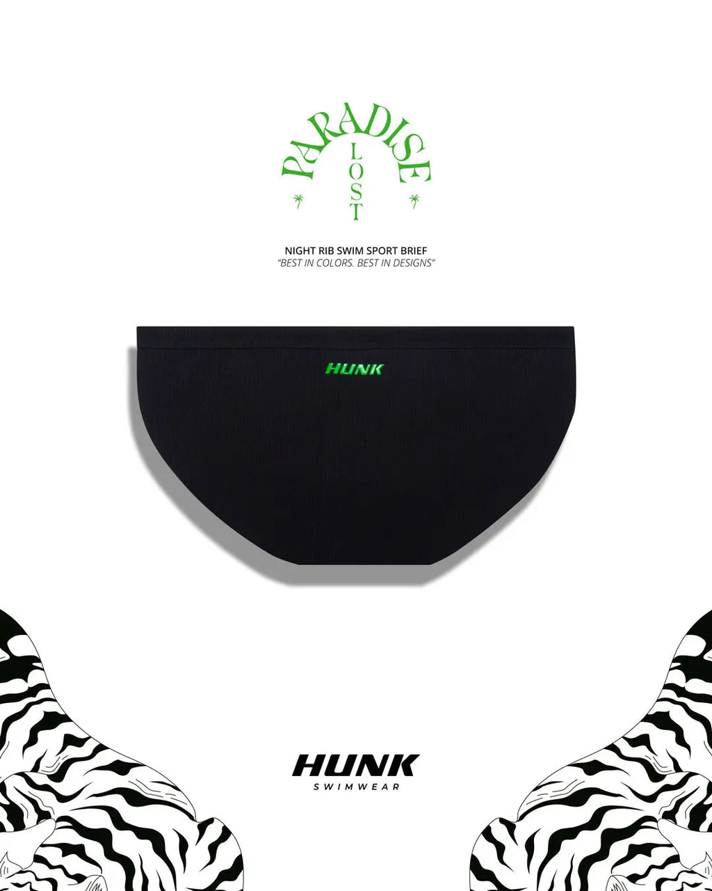 Night Rib Swim Sport Brief - DealByEthan.gay loves HUNK Menswear