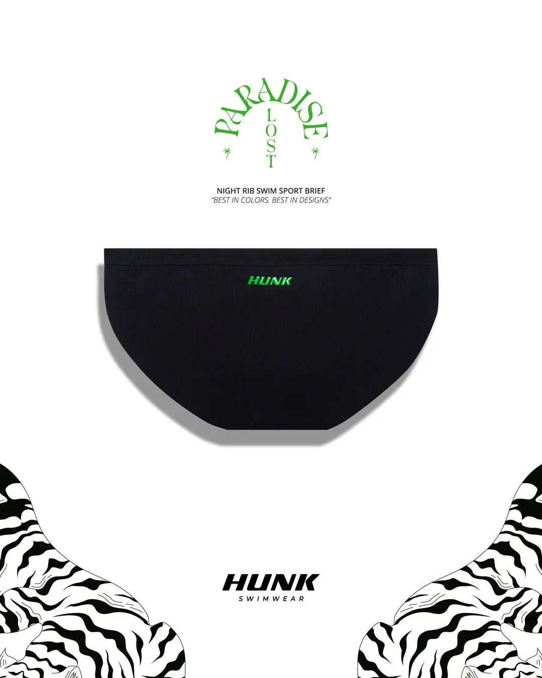 Night Rib Swim Sport Brief - DealByEthan.gay loves HUNK Menswear