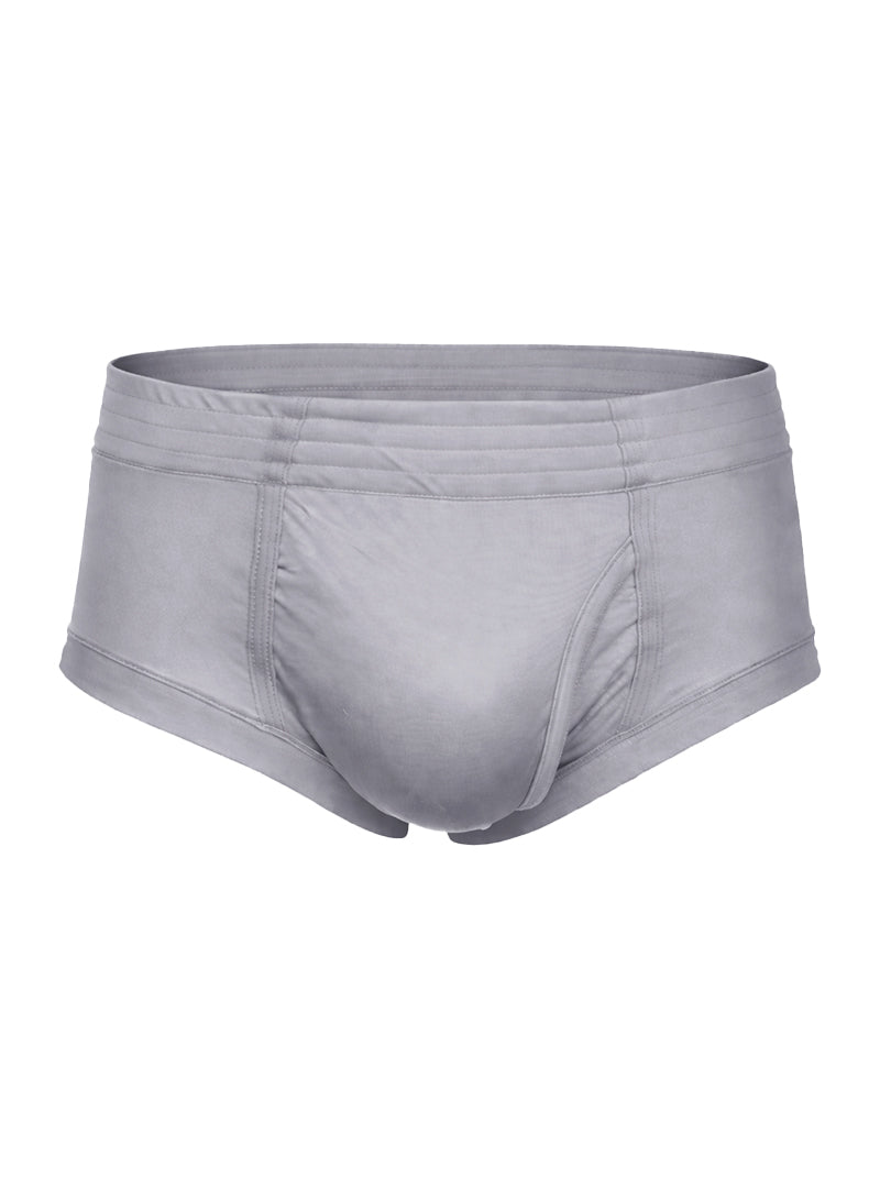 Nylon Tricot Brief - Left Side Fly
