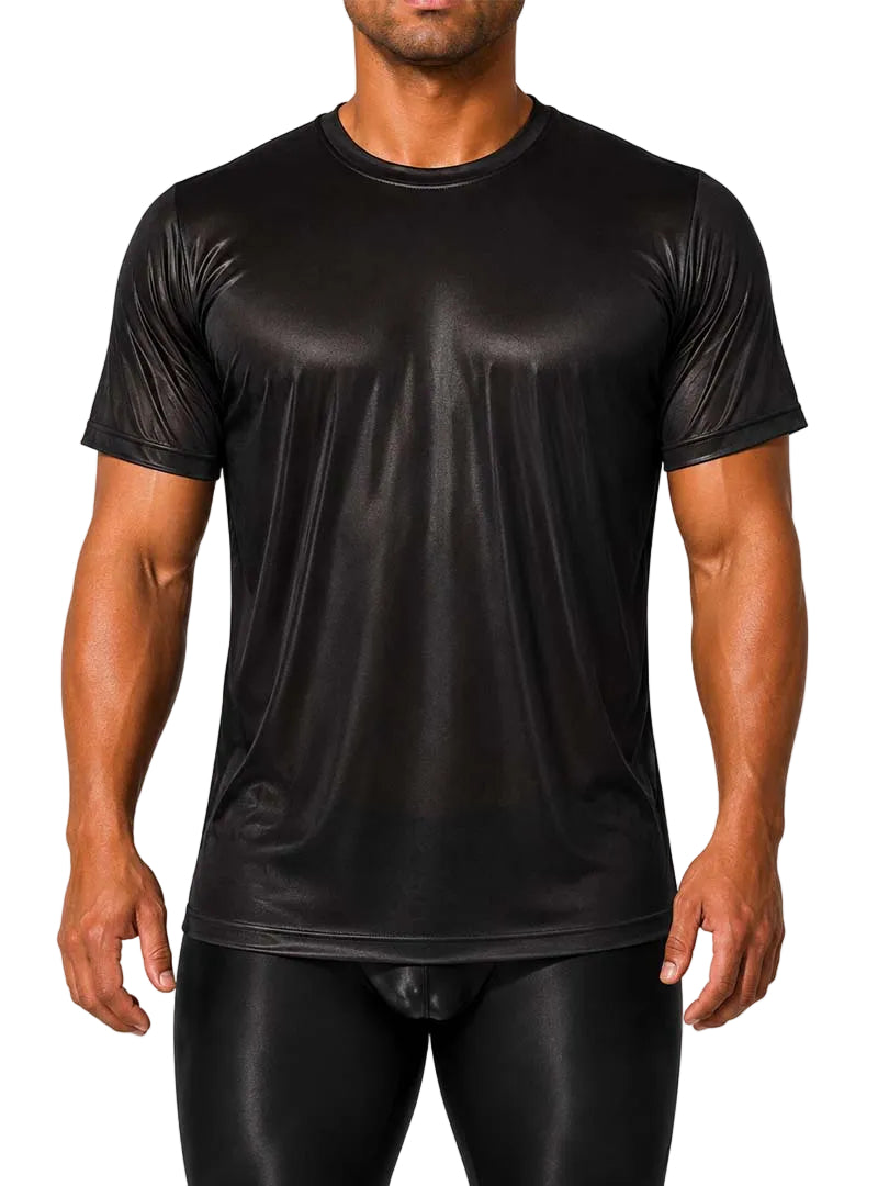 Players Nylon Tricot Crew Neck T-shirt, Men's Quick Drying Tees
