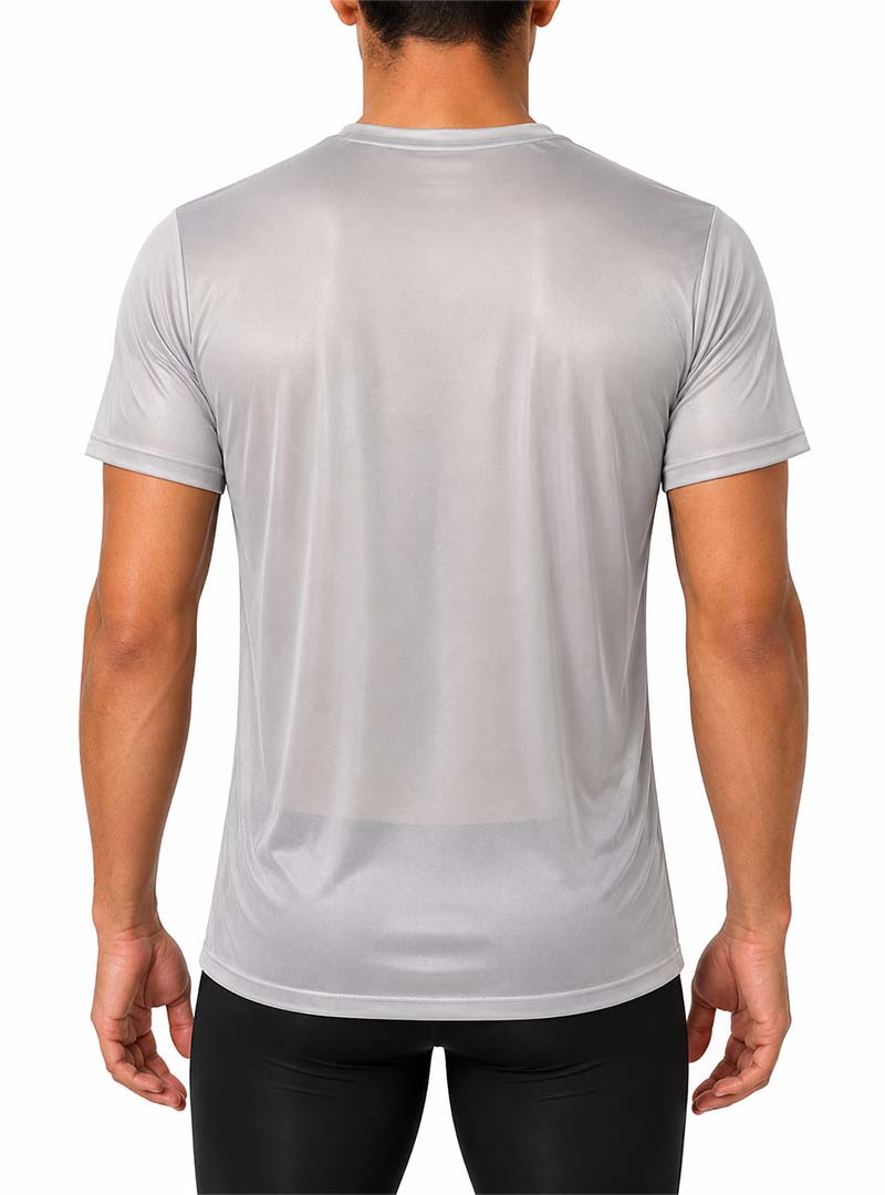 Players Nylon Tricot Crew Neck T-shirt, Men's Quick Drying Tees