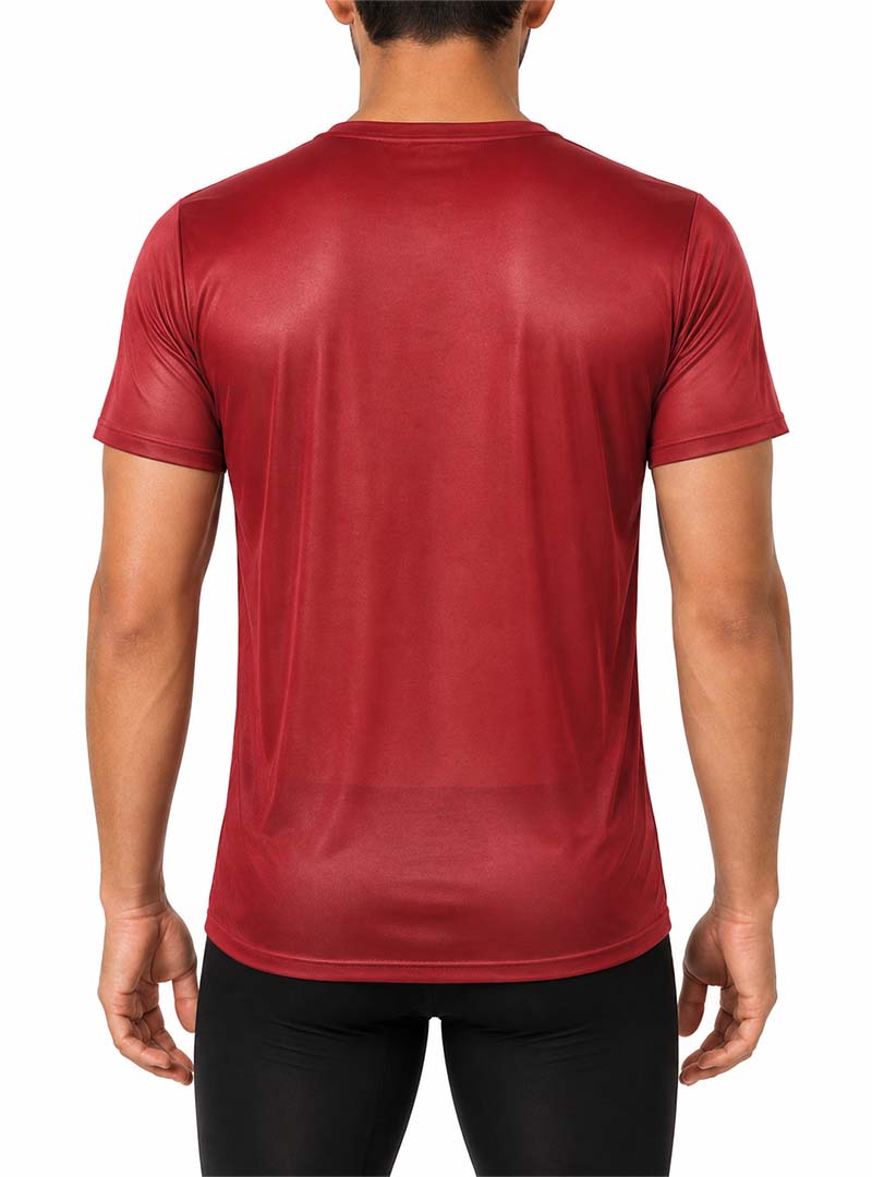 Players Nylon Tricot Crew Neck T-shirt, Men's Quick Drying Tees