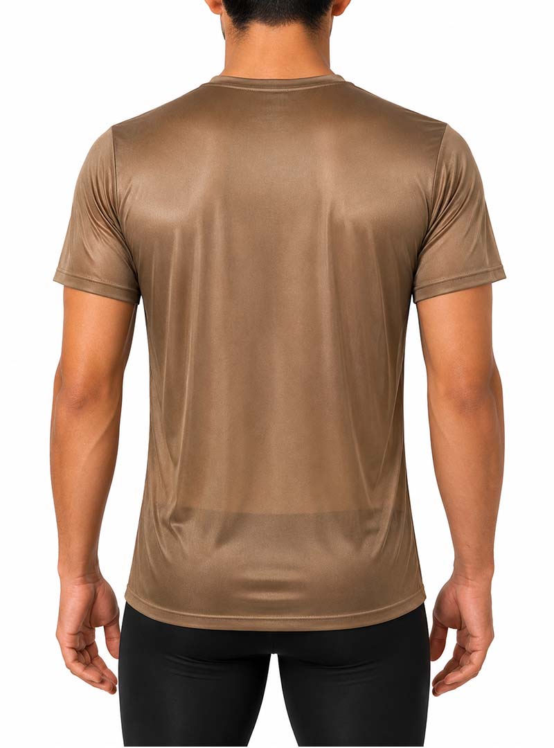 Players Nylon Tricot Crew Neck T-shirt, Men's Quick Drying Tees
