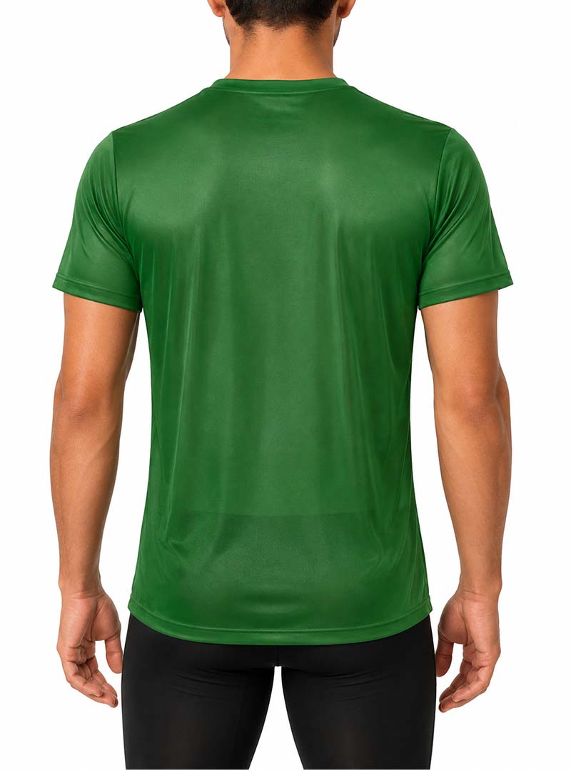 Players Nylon Tricot Crew Neck T-shirt, Men's Quick Drying Tees