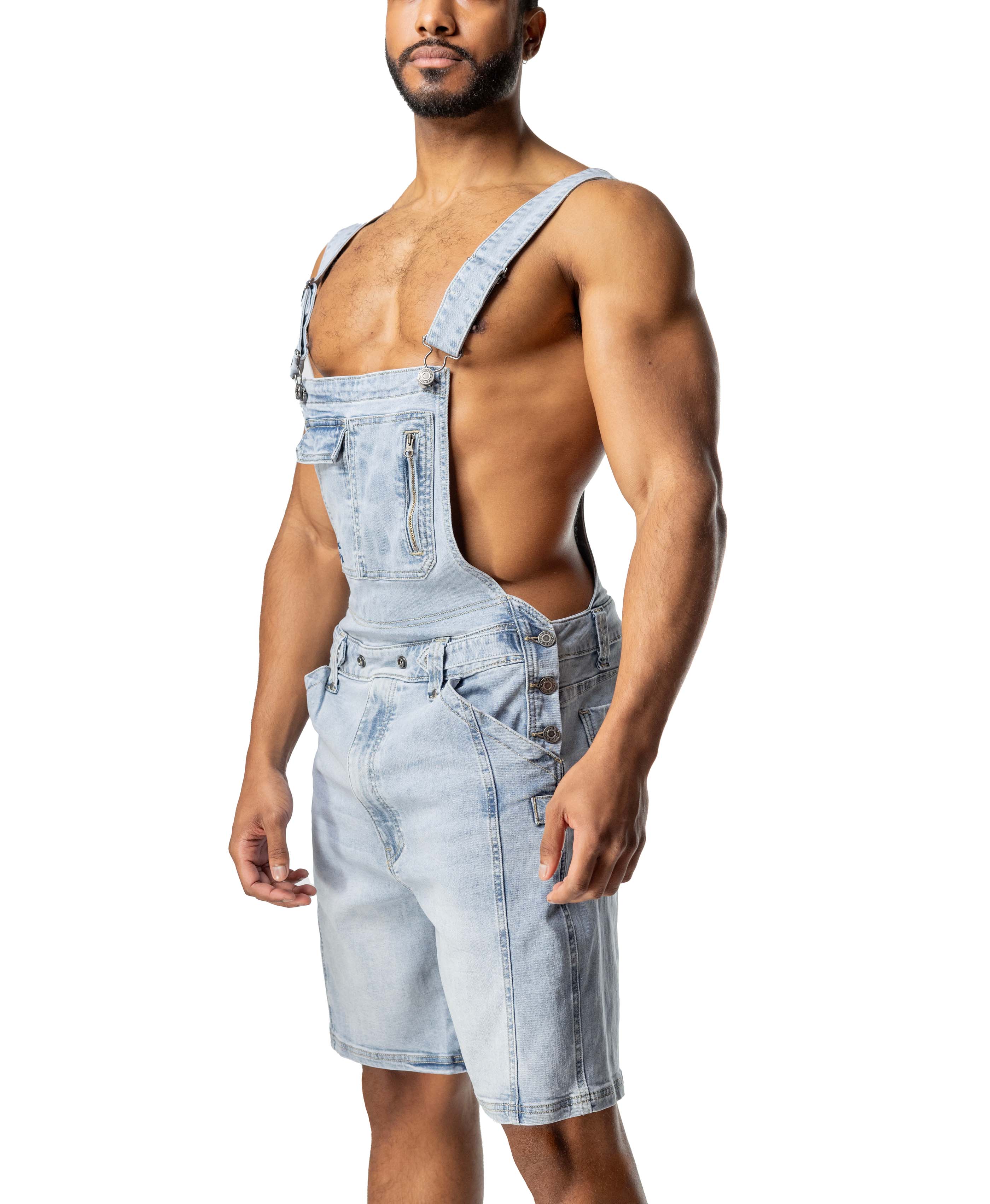 OVERALL SHORT - DealByEthan.gay loves Nasty Pig