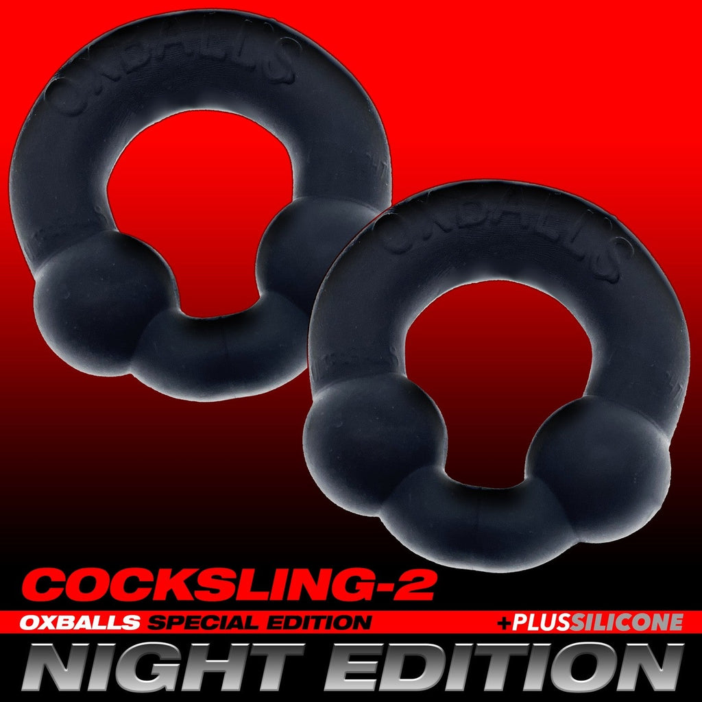 OXBALLS Ultraballs 2Pk  / Night Edition - Black