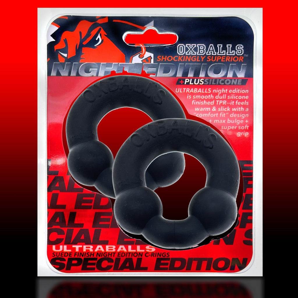 OXBALLS Ultraballs 2Pk  / Night Edition - Black