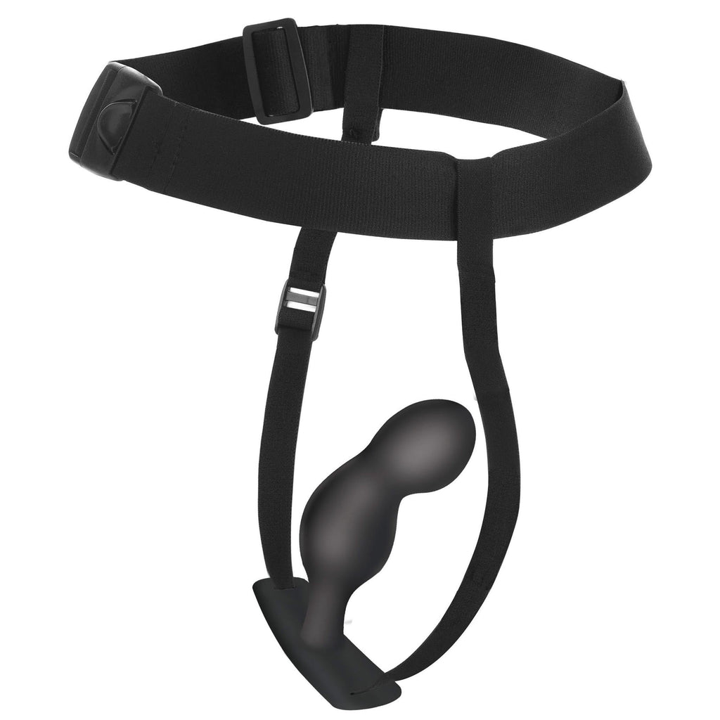 Tapón prostático de silicona P-Spot Plugger 28X con arnés cómodo y control remoto