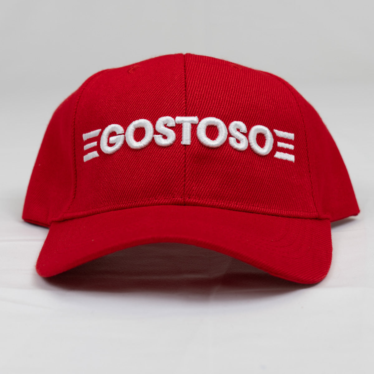 Nueva gorra de béisbol bordada con el logotipo de rayas Gostoso en 3D