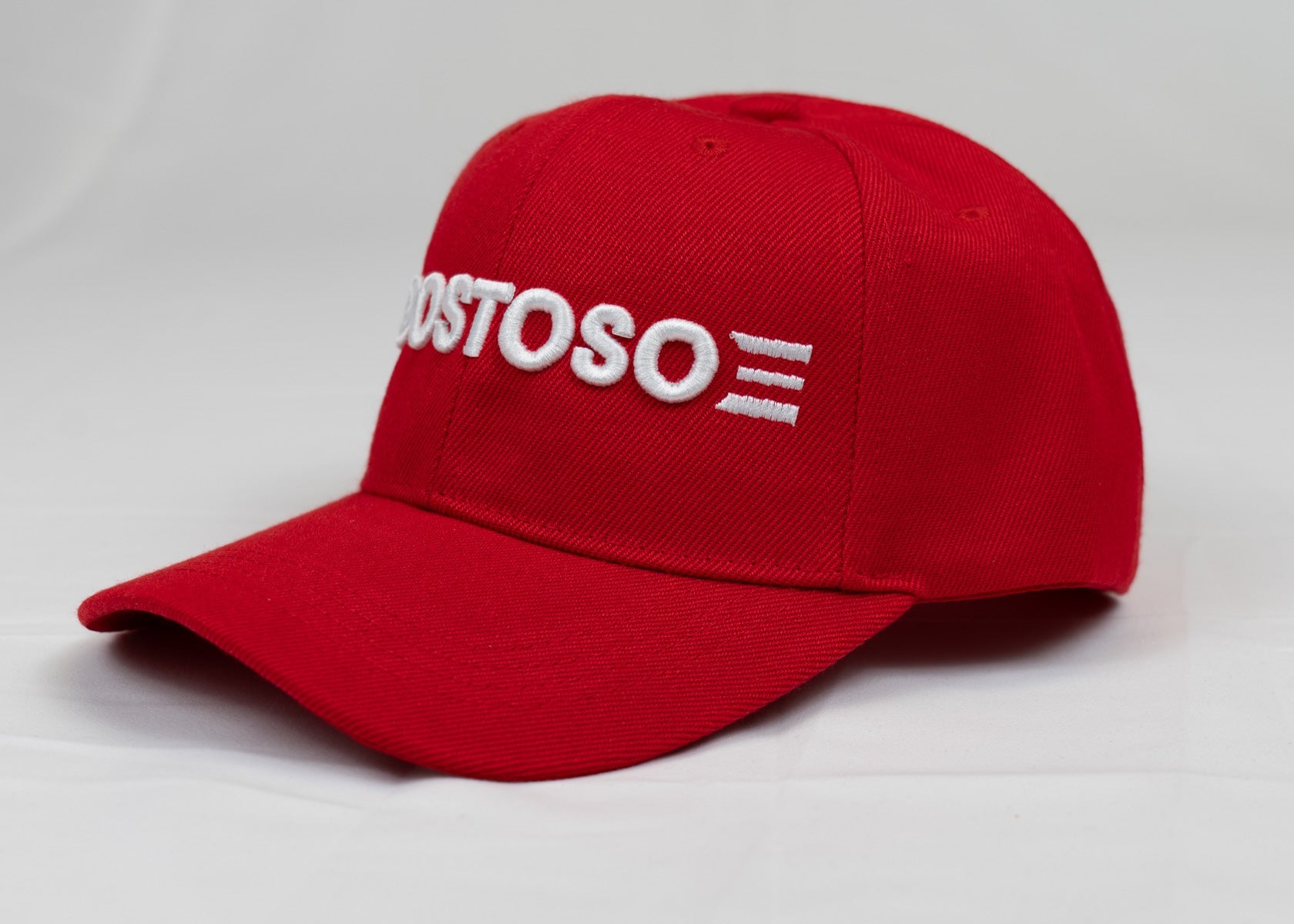 Neue Baseballmütze mit 3D-Puff-Gostoso-Streifen-Logostickerei